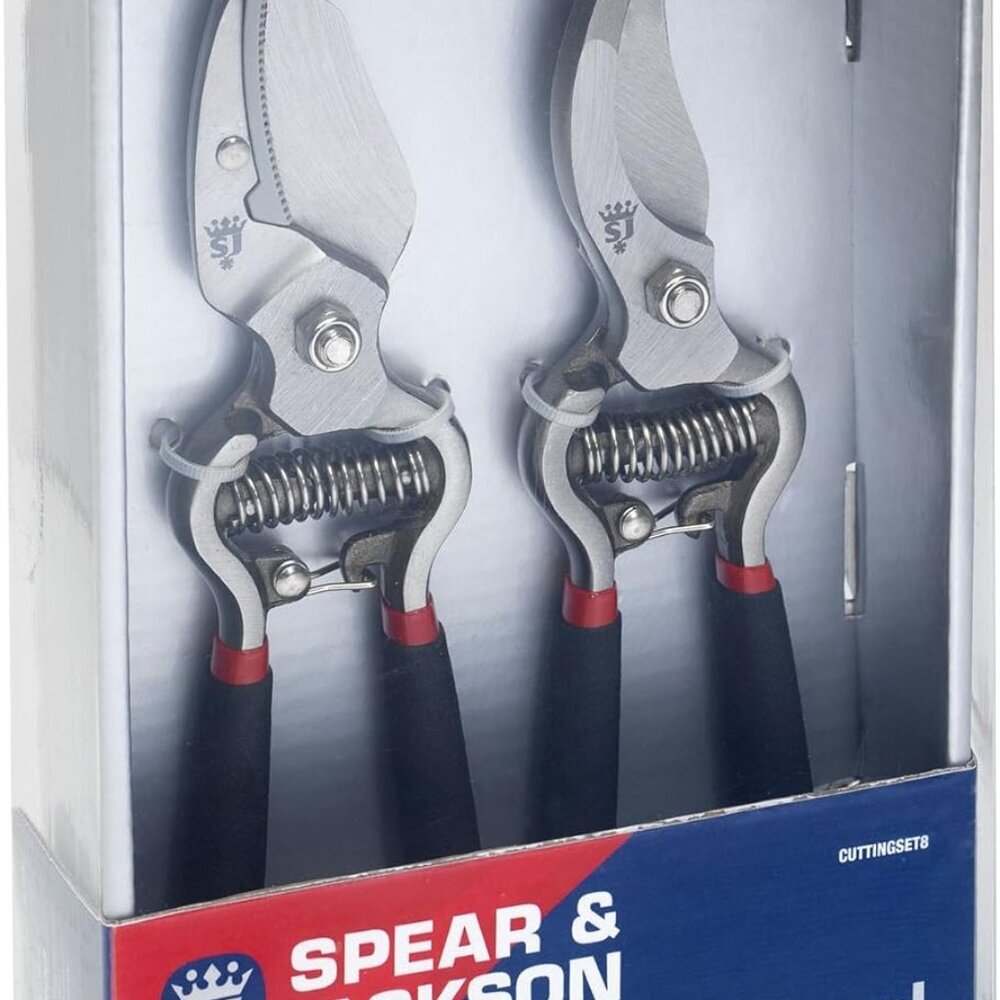 CUTTINGSET8 Traditional Bypass & Anvil Pruner/Secateur Set